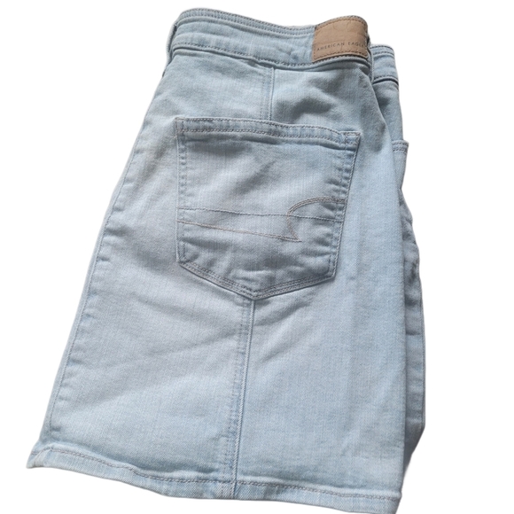 American Eagle Denim Mini Skirt 14 - Picture 6 of 7